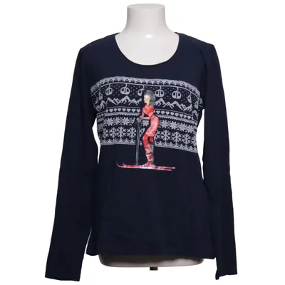Långärmad t-shirt (Blå, Flerfärgad) från HangOwear Bomull, Elastan