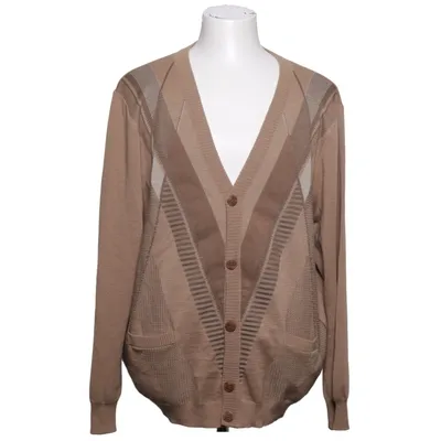 Cardigan (Brown) Acrylic, Wool