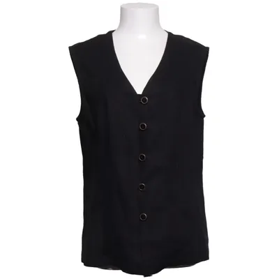 Gilet (Zwart) van Trofé Linnen, Viscose