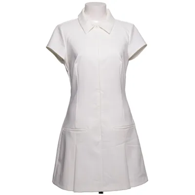 Shirt dress (White) from Zara Elastane, Polyester