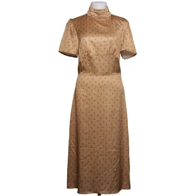 Maxi jurk (Beige, Lila) van Fashion Union