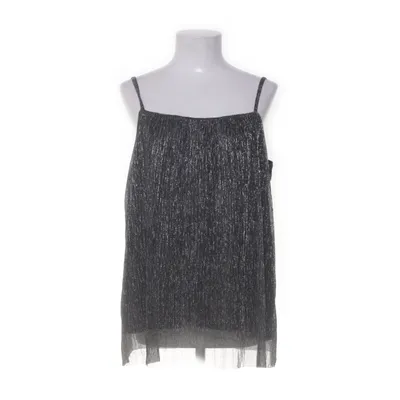 Tanktop (Zwart, Zilver) van VRS Woman Metallvezel, Polyester