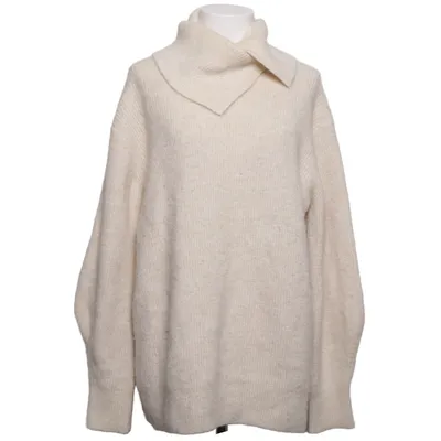 Turtleneck (Hvid) fra H&M Trend Polyester, Alpacauld, Uld, Polyamid, Elastan