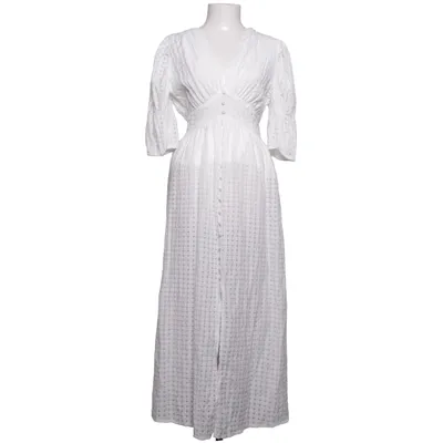 Maxi dress (White) from Loriane Polyester