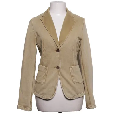 Blazer (Brown, Yellow, Beige) from Blaumax Cotton, Polyester