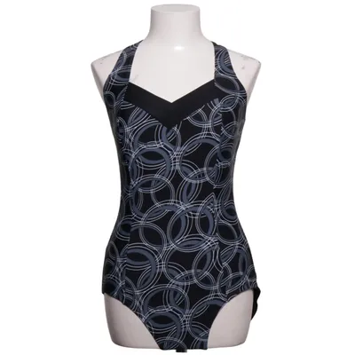 Badpak (Zwart, Grijs, Wit) van Lycra Elastaan, Polyamide