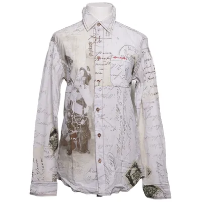 Shirt (White, Brown, Multicolored) from Alpin Cotton