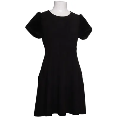 Dress (Black) from Holly Bracken Elastane, Faux fur, Polyester