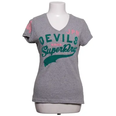 T-shirt (Gray, Multicolored) from Superdry Cotton, Polyester