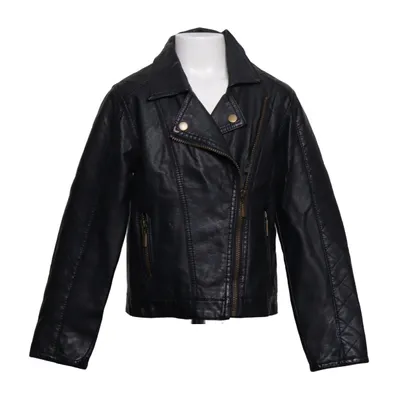 Bikerjakke (Sort) fra YD Polyester, Polyurethan