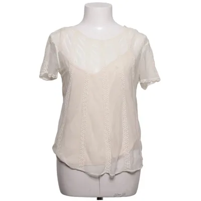 Top (Beige) van Zara Collection Katoen, Polyester