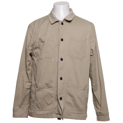 Överskjorta (Beige) från Lindbergh White Bomull, Elastan