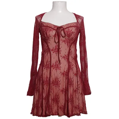 Jurk (Rood, Beige) van Shein Elastaan, Polyamide, Polyester