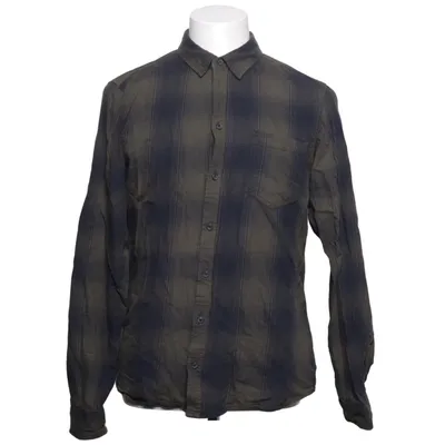 Chemise en flanelle (Vert, Bleu) de Blend Denim Coton