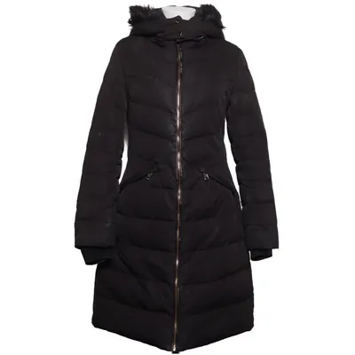Wintermantel (Schwarz) von Zara Outerwear Polyester