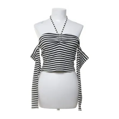 Haltertop (Zwart, Wit) van Stradivarius Polyester, Katoen, Elastaan