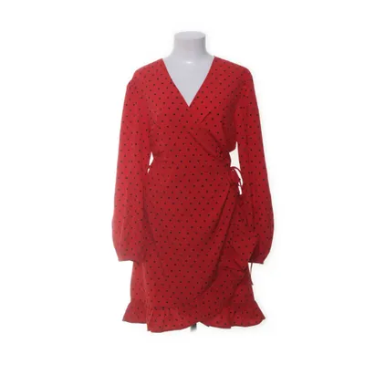 Wrap dress (Red, Black) from VILA