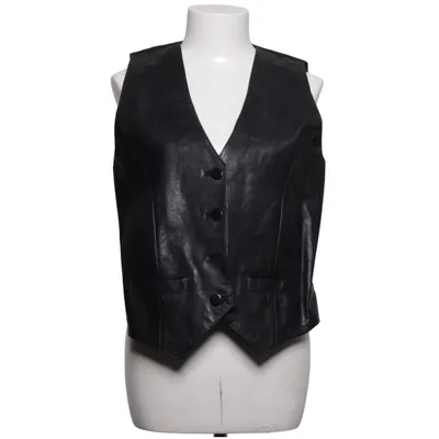 Leather vest (Black) from Impuls Acetate, Leather