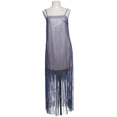 Cocktail dress (Blue, Beige) from Remain Elastane, Polyester
