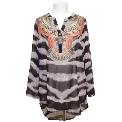 Tunic (Black, Gray, Multicolored) from OPL Collection Polyester