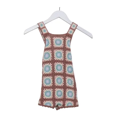 Jumpsuit (Brown, Blue, Pink, Multicolored) from Zara Cotton, Polyester