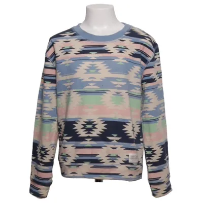 Sweatshirt (Blue, Multicolored) from Roxy Cotton, Polyester
