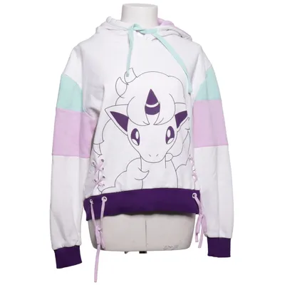 Hættetrøje (Hvid, Lilla, Flerfarvet) fra Pokémon Bomuld, Polyester