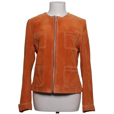 Veste en cuir (Marron) de Filomena Cuir, Polyester