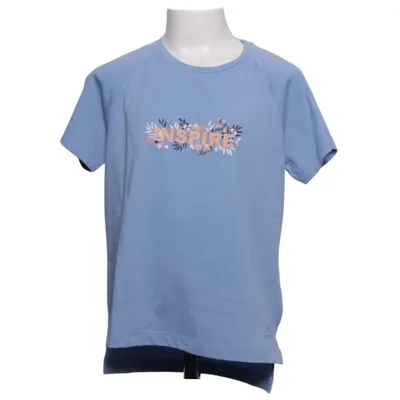 T-shirt (Bleu) de Energetics Coton, Polyester recyclé