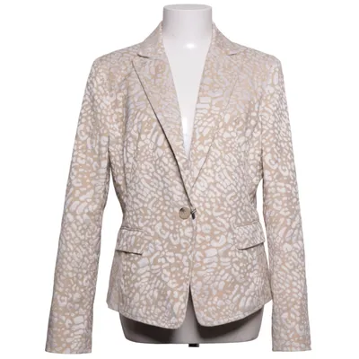 Blazer (Beige, Wit) van Anne Klein Acetaat, Katoen, Elastaan, Polyester