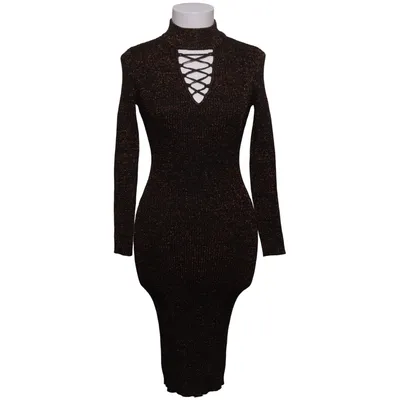Maxi jurk (Zwart, Goud) van Almost Famous Metallvezel, Polyester, Viscose