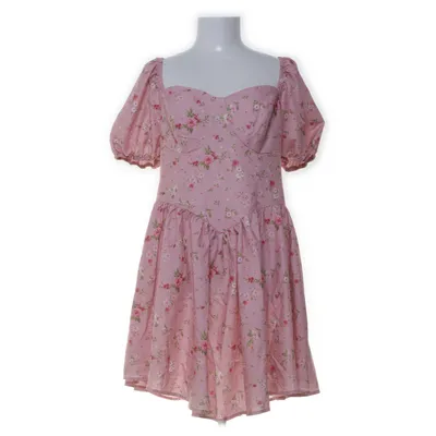 Cocktail dress (Pink, Multicolored) from Shein Curve Elastane, Polyester