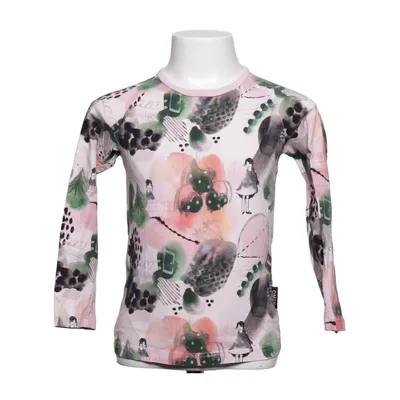 Långärmad t-shirt (Flerfärgad) från Omin Bomull, Elastan