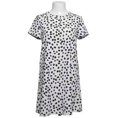 Jurk (Wit, Zwart) van Mango Casualwear