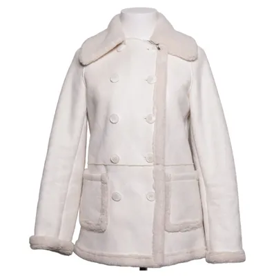 Shearlingjacka (Beige) från Hallhuber Akryl, Ull