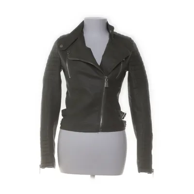 Bikerjakke (Grøn) fra Voyelles Polyester