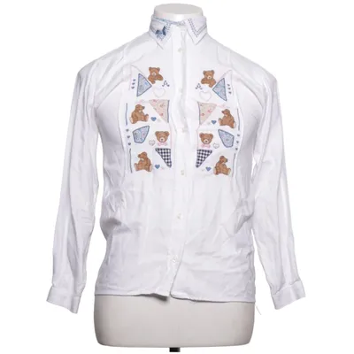 Shirt (Wit, Blauw, Meerkleurig) van Amore Katoen, Modal