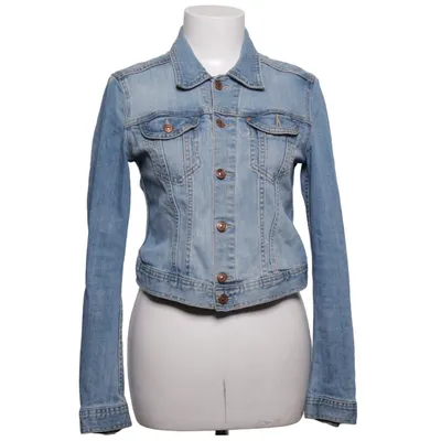 Denimjakke (Blå) fra Jacket Bomuld, Elastan