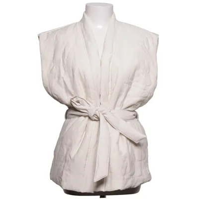 Outer vest (White) from MSCH Copenhagen Cotton, Nylon, Polyester, Viscose
