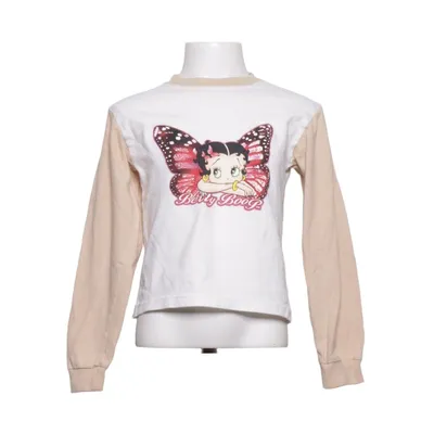 Långärmad t-shirt (Vit, Beige, Flerfärgad) från Betty Boop Bomull