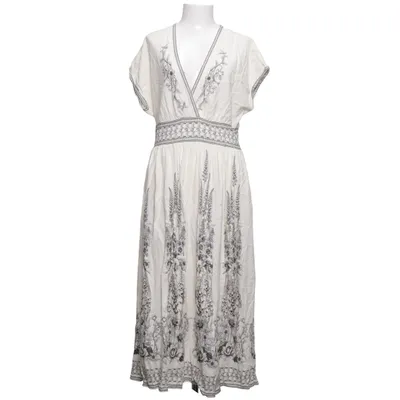 Maxi dress (White, Black) from Max Studio Cotton, Linen, Viscose