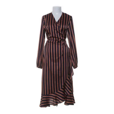 Slå-om-kjole (Blå, Brun) fra Neo Noir Polyester