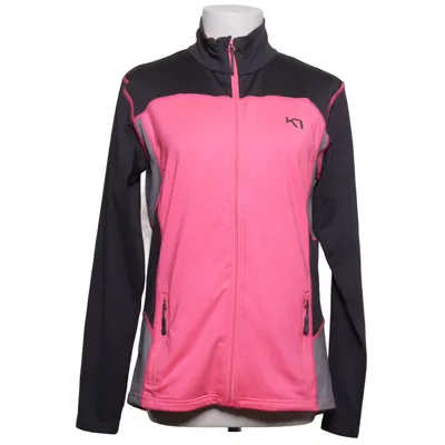 Träningsjacka (Rosa, Grå, Svart) från Kari Traa Elastan, Polyester