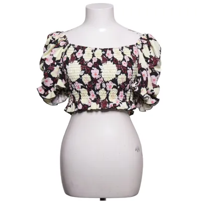 Crop top (Geel, Roze, Meerkleurig) van Bik Bok Elastaan, Polyester