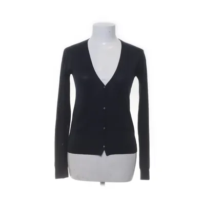 Cardigan (Blue) from Hartford Merino wool, Metallic fiber, Polyester