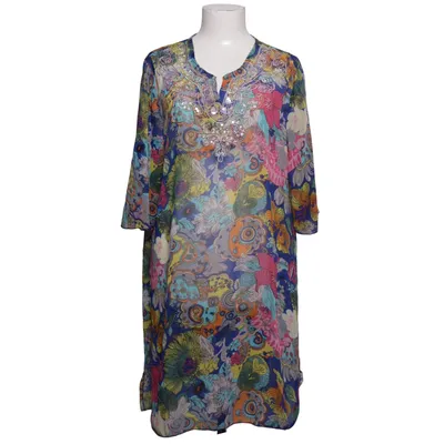 Kaftan (Blauw, Meerkleurig) van Yi Xiang Polyester, Viscose