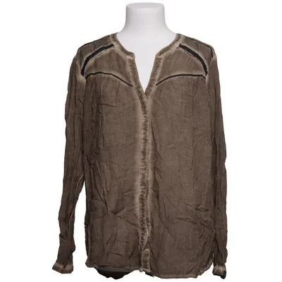 Blouse (Bruin) van 10 Feet Katoen, Viscose