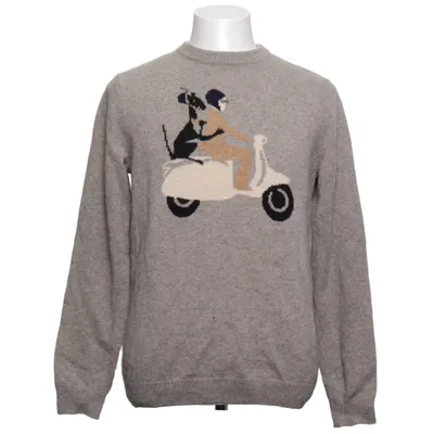 Sweater (Gray, Multicolored) from Simon Carter Nylon, Wool