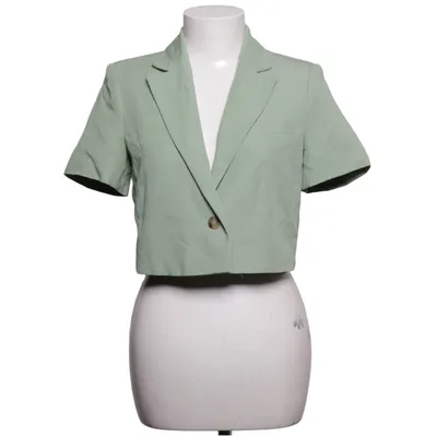 Blazer (Grøn) fra Zara Bomuld, Linned, Viscose