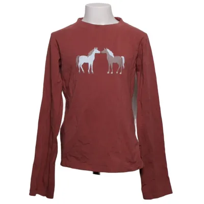 Langærmet t-shirt (Brun) fra Horze Bomuld, Elastan